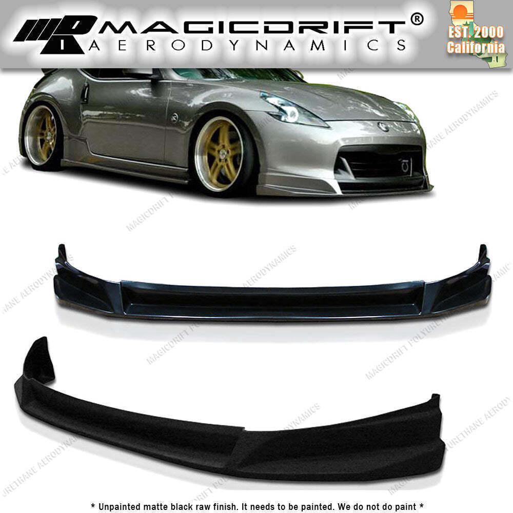 For 09 10 11 12 Nissan 370z SL Style Front Lip Poly Urethane Chin Spoiler