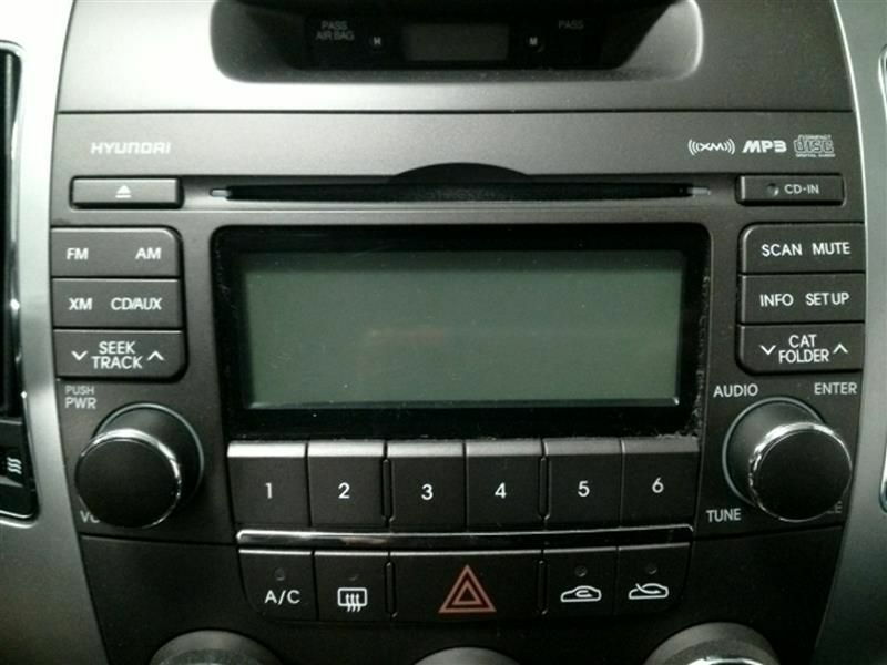 2009-2010 Hyundai Sonata Radio Receiver Display AM FM CD XM 96185-3K100 OEM 
