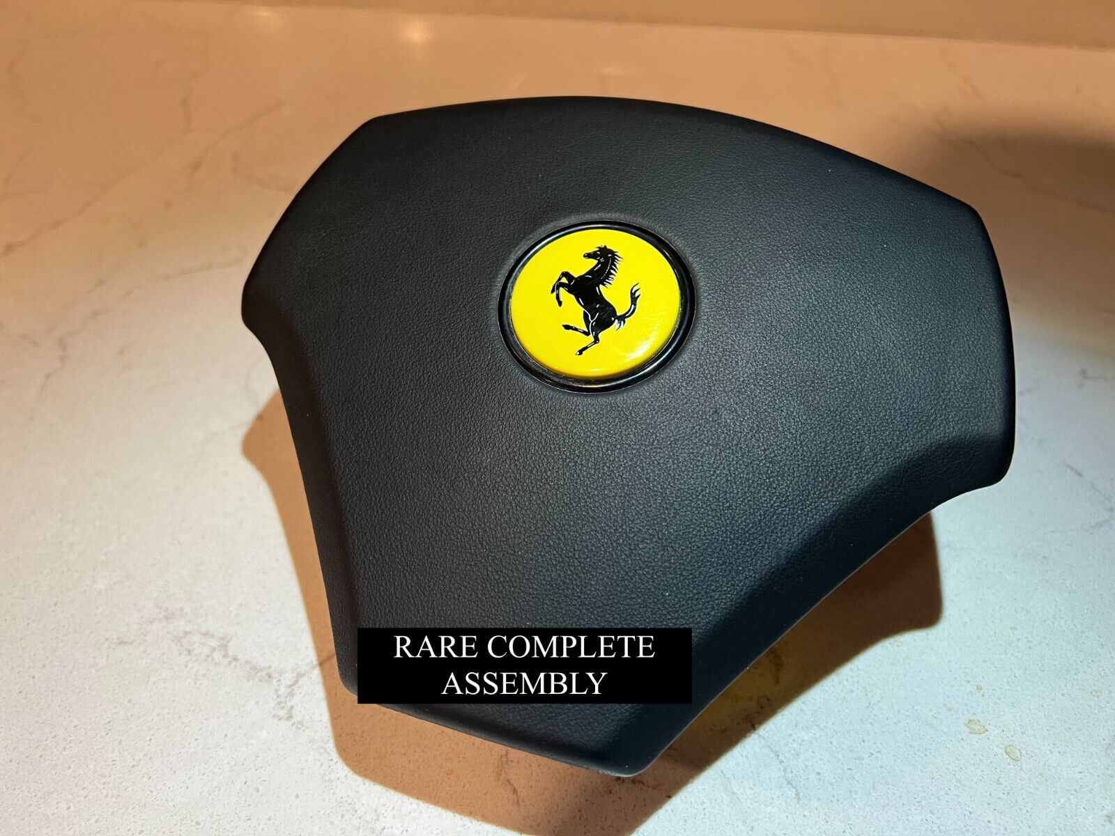 Like New Ferrari 430 599 612 leather Cavallino emblem complete RARE Scuderia