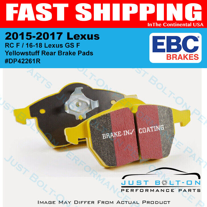 EBC for 2015-2023 Lexus RC F 5.0L / 2016-2020 GS F Yellowstuff Rear Brake Pads