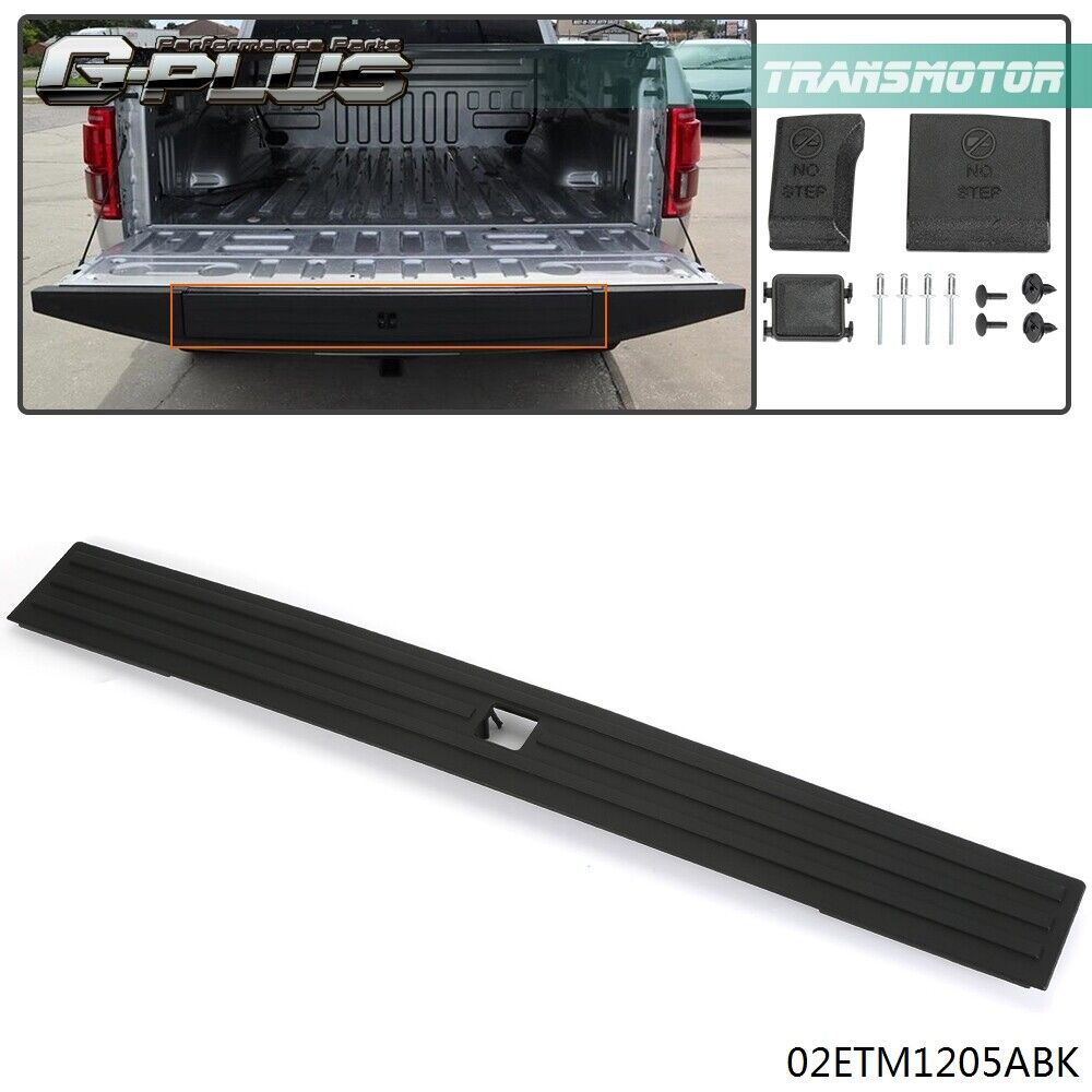 Fit For 15-2020 F-150 Ford Tailgate Flexible Step Trim Molding W/ Release Button