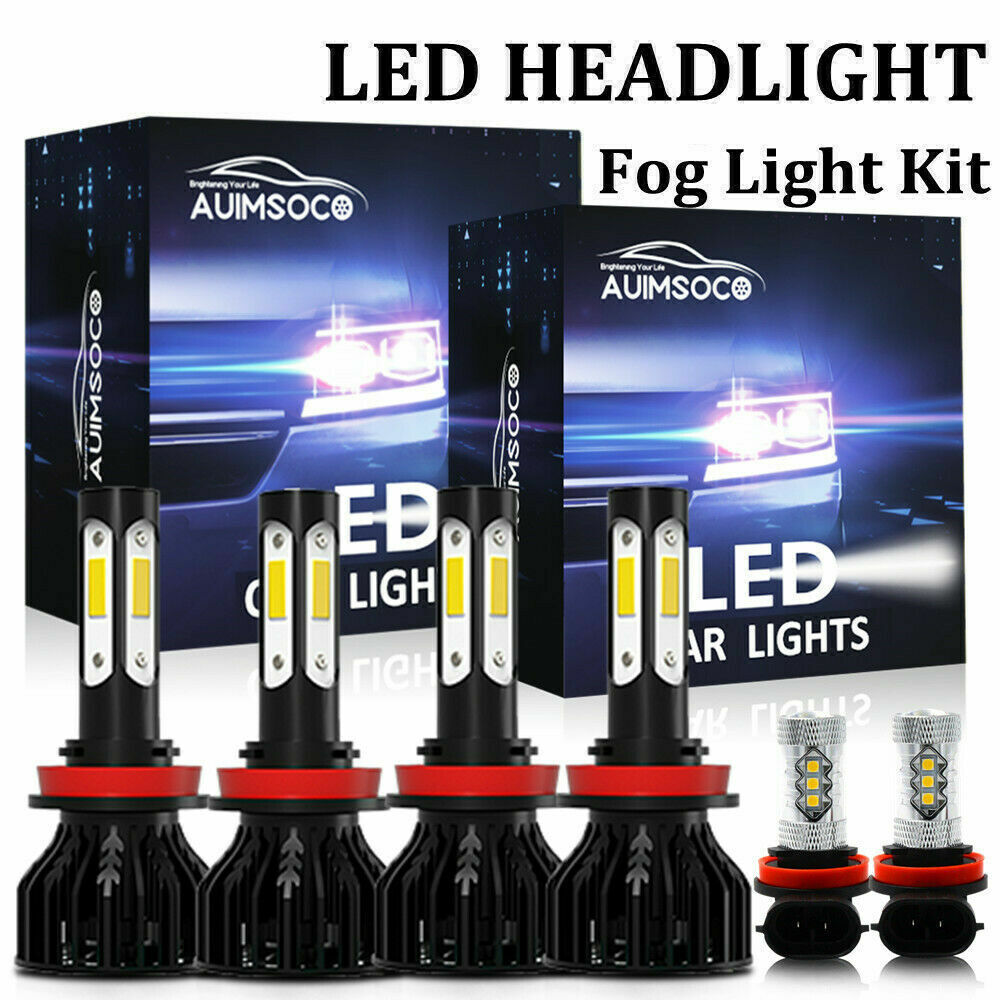 For Toyota Tacoma 2016-2023 LED Headlight High Low Fog Light H11 H11 H11 Bulbs