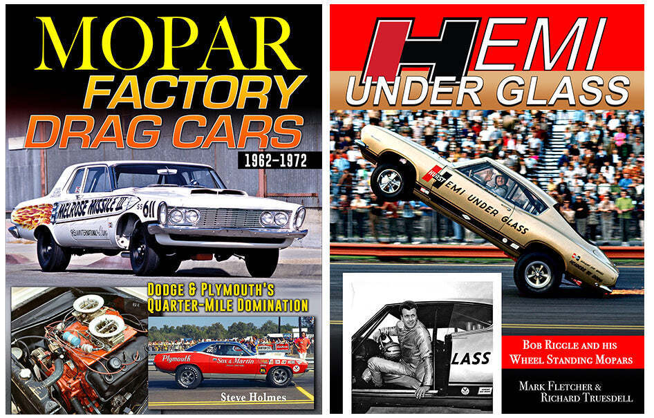 Mopar Factory Drag Cars & Hemi Under Glass TWO BOOK SET