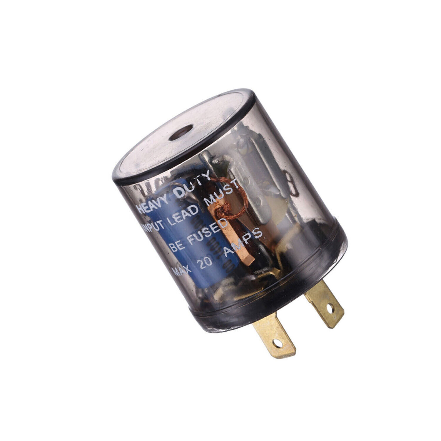 For 2-Pin Variable Car LED Turn Signal Light Blinker Relay EF32 20 Amps 12V