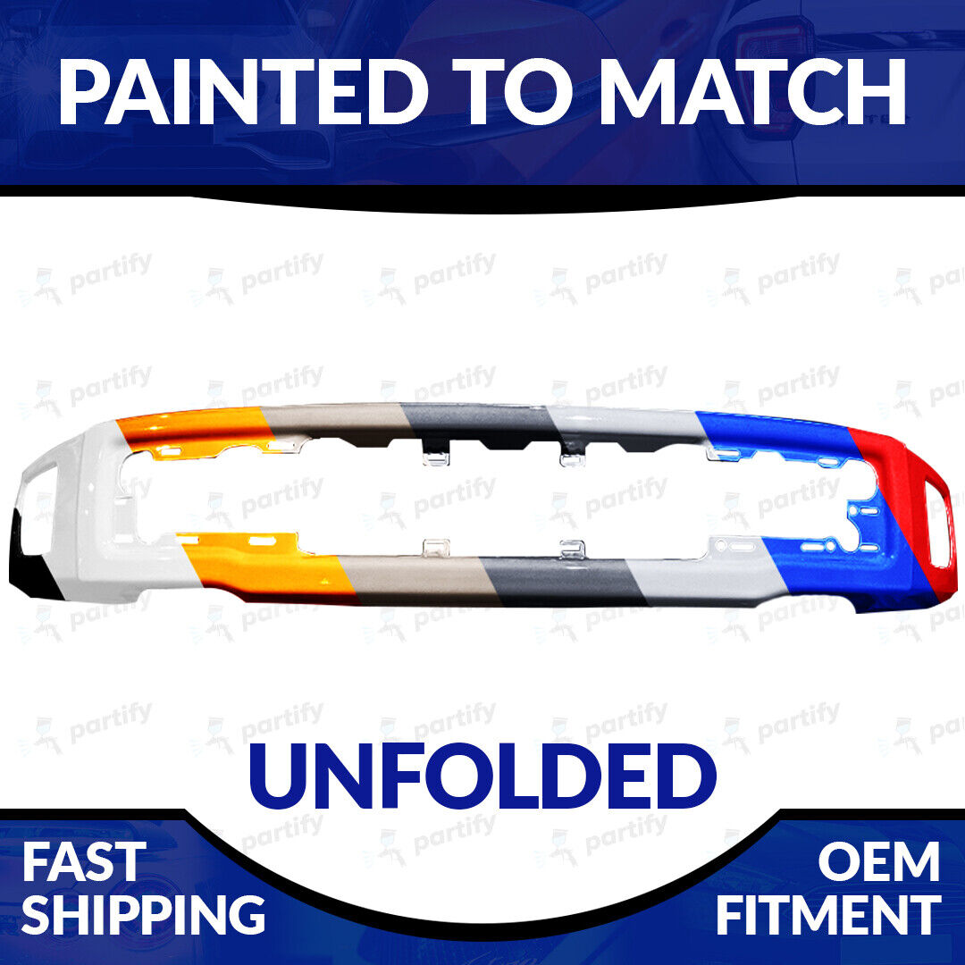 NEW Painted To Match 2015 2016 2017 Ford F-150 Front Bumper With Fog Light Holes
