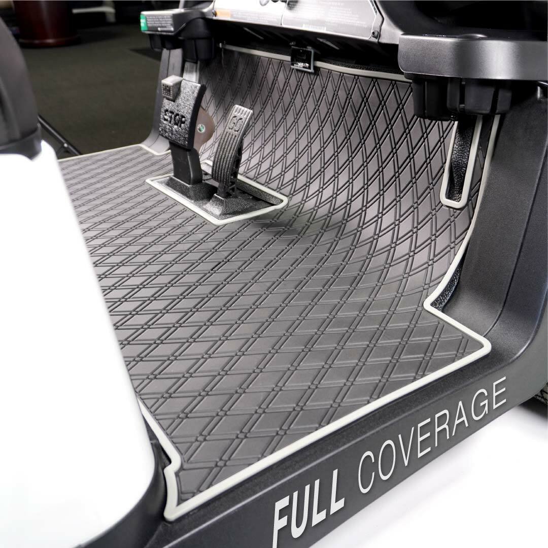 Xtreme Mats Club Car Golf Cart Mat, Full Coverage Floor Liner -GREY- Precedent 