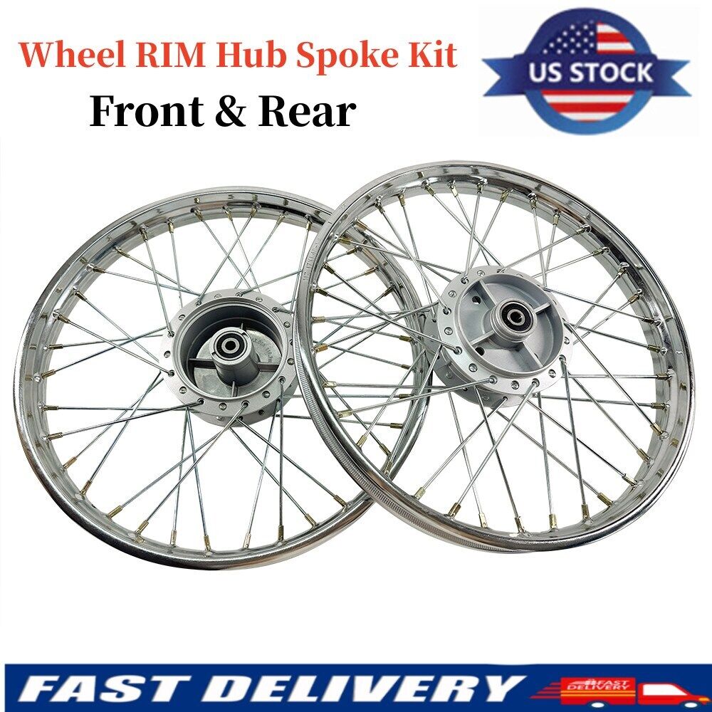 For Honda Trail CT90 CT200 Front & Rear Wheel Rim Ring & Hub w/ Spokes K0-K5