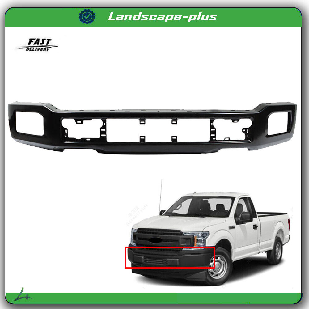 FO1002429 Primered Steel Front Bumper Face Bar For Ford F-150 Pickup 2018-2020