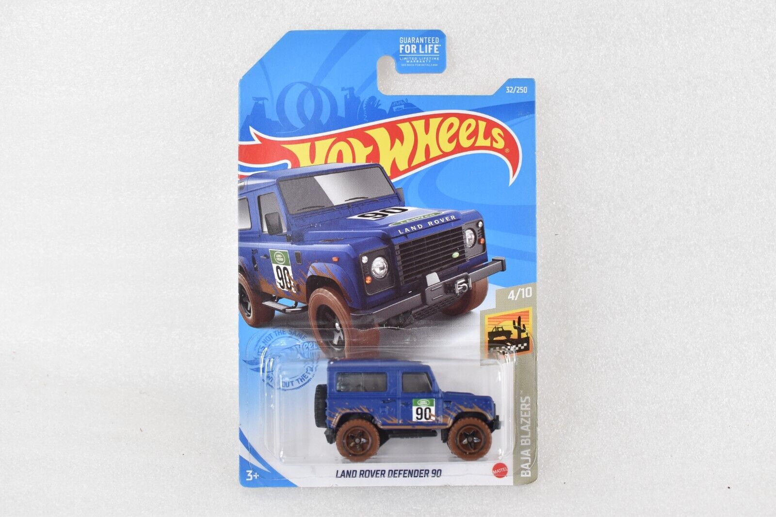 💎 2021 Hot Wheels ~ Baja Blazers 4/10 ~ Land Rover Defender 90 ~ Card 32/250
