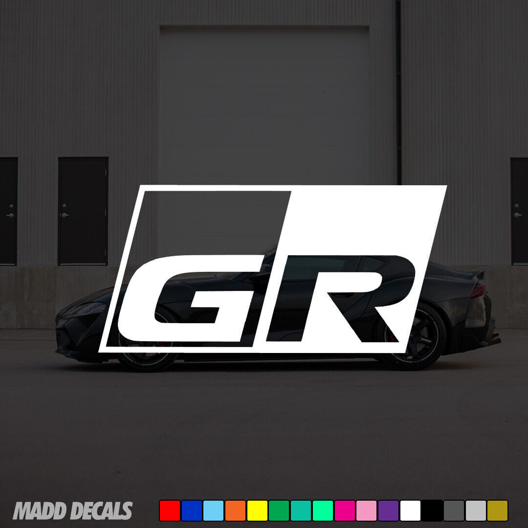 GR Toyota Gazoo Racing Decal Sticker Logo