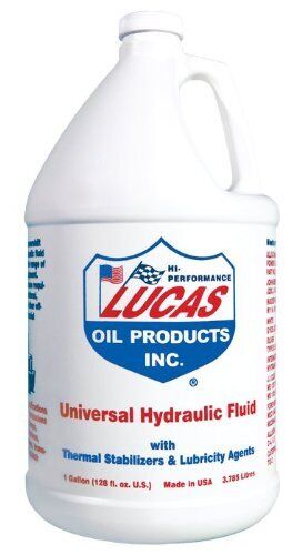 Lucas Oil 10017 Hydraulics, Universal Hydraulic Fluid, Gallon Size Bottle