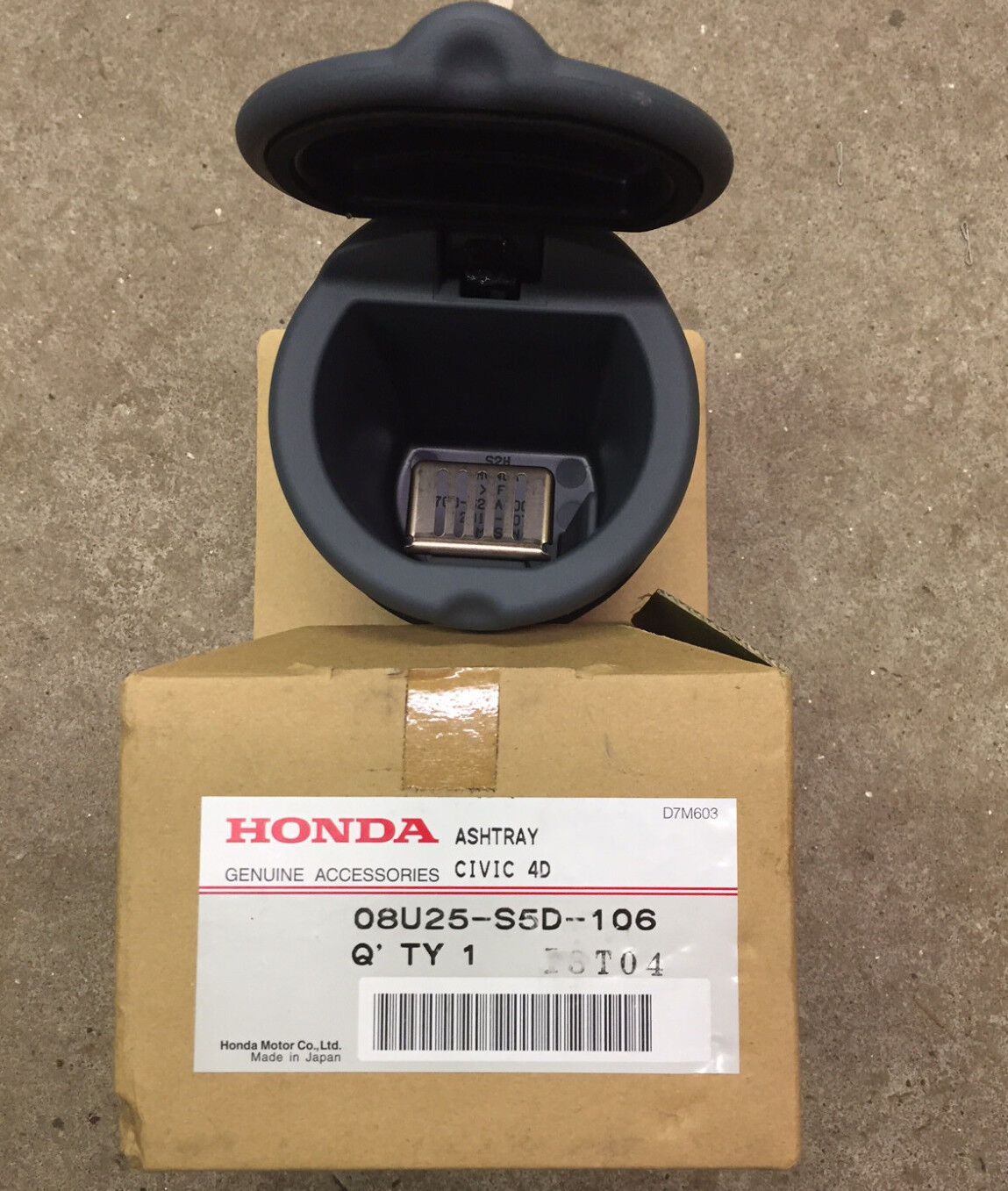 Genuine OEM Honda Console Cup Holder Removable Ashtray All Models
