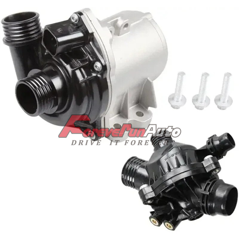 NEW Electric Engine Water Pump W/ Thermostat For BMW N54 N55 3.0L 135i 335i 535i