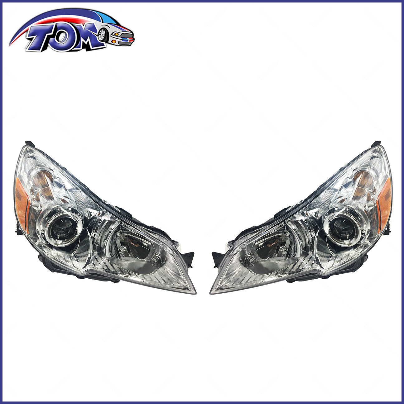 For 2010-2014 Subaru Legacy Outback Headlights Headlamps Left+Right