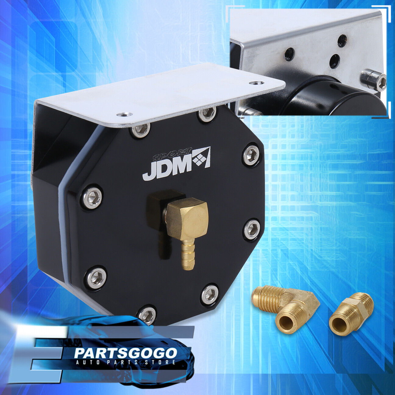 Jdm Sport Performance Universal 10:1 Fuel Management Unit System Upgrade Black