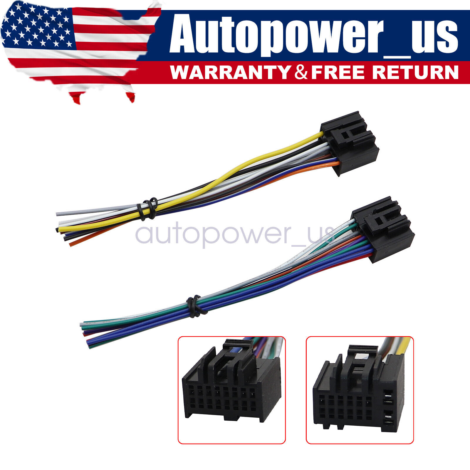 Car Factory Stereo Radio Wire Harness Fit for Chevrolet GMC Pontiac Buick