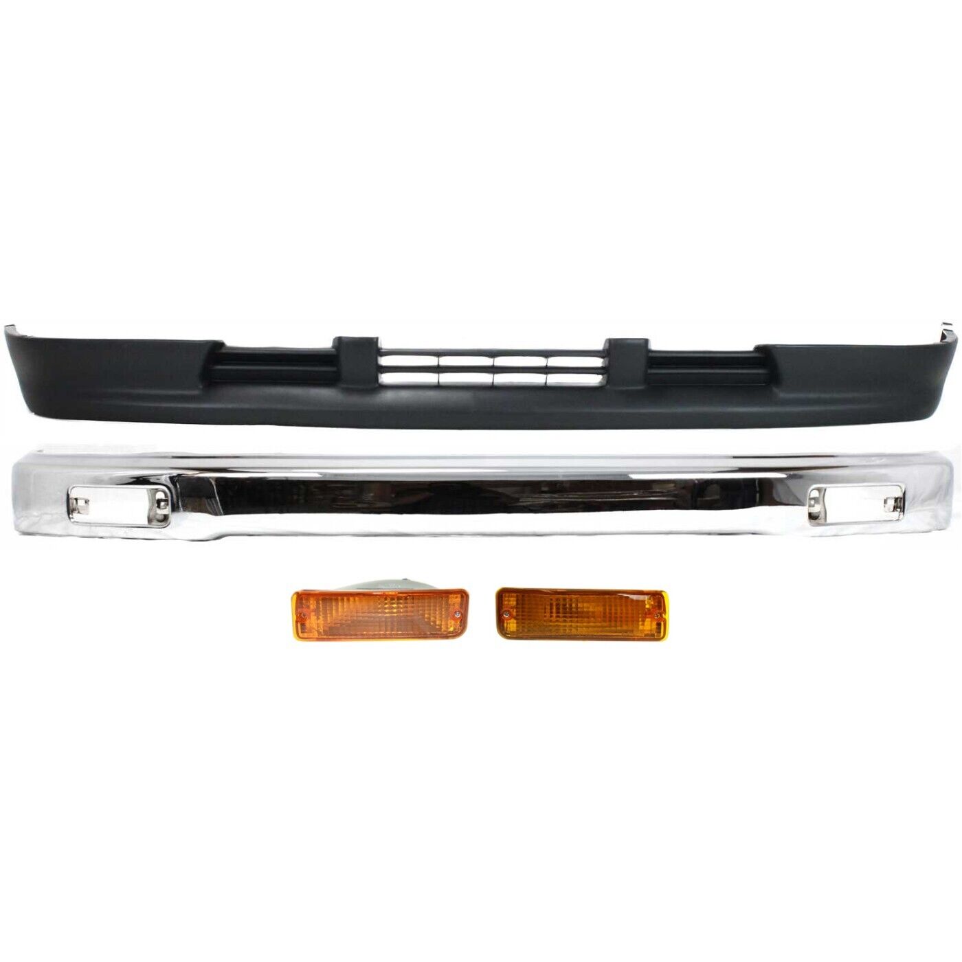 Bumper Kit For 1993-1998 Toyota T100 with Turn Signal Light and Valance Front