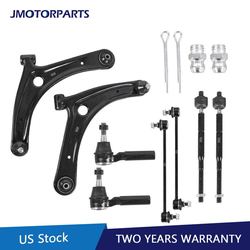 8PCS Front Lower Sway Bar Ball Joints Control Arm For 07-17 Jeep Patriot Compass