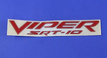 03-05 Dodge Viper SRT-10 Decal Emblem Nameplate Badge Mopar New OEM
