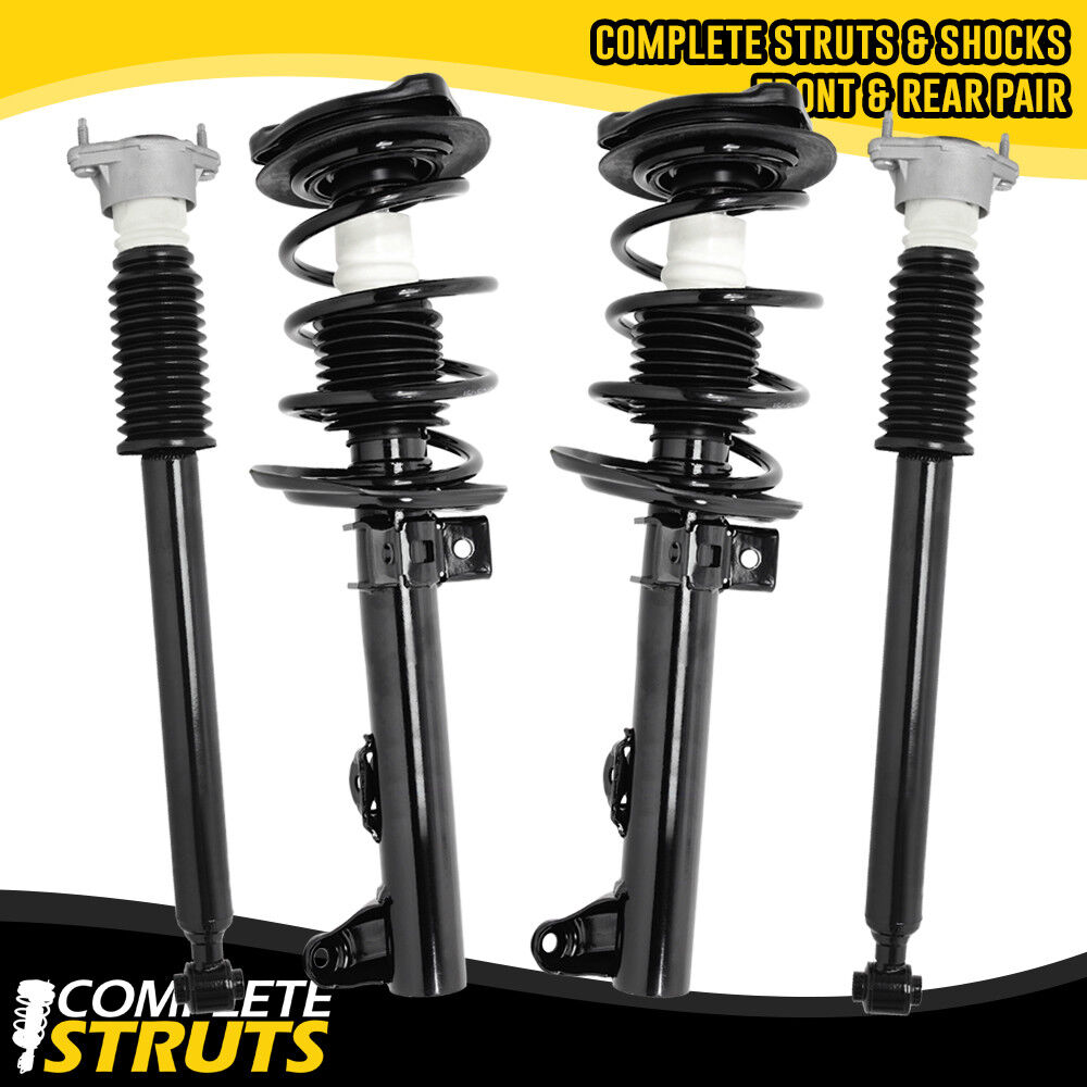 2008-2011 Mercedes C300 RWD Front Quick Complete Struts & Rear Shock Absorbers