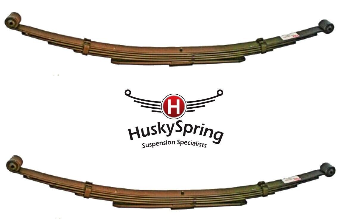 2 Packs of 5 Leaf Springs HUSKY HD Rear For TOYOTA Tundra 2007-18 W. Bushings,