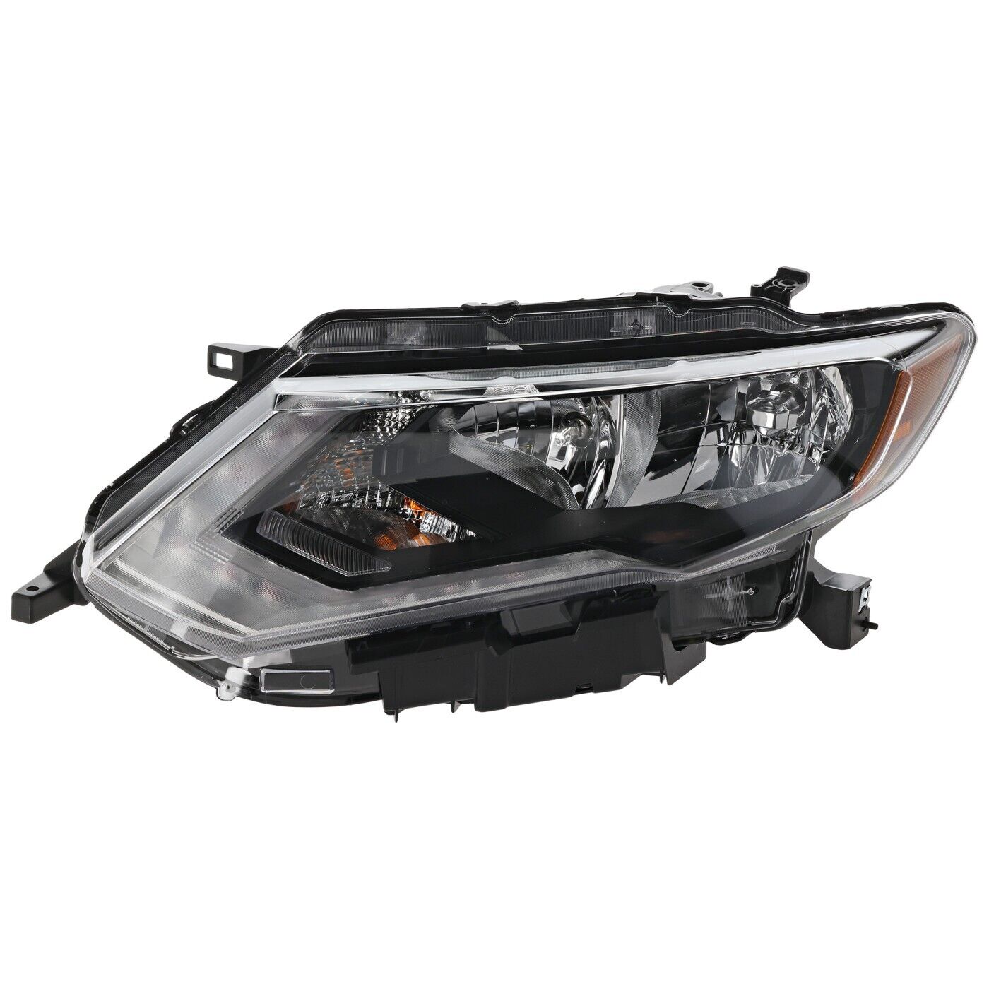 Headlight Assembly For 2017-2020 Nissan Rogue US Built Driver Halogen With Bulb