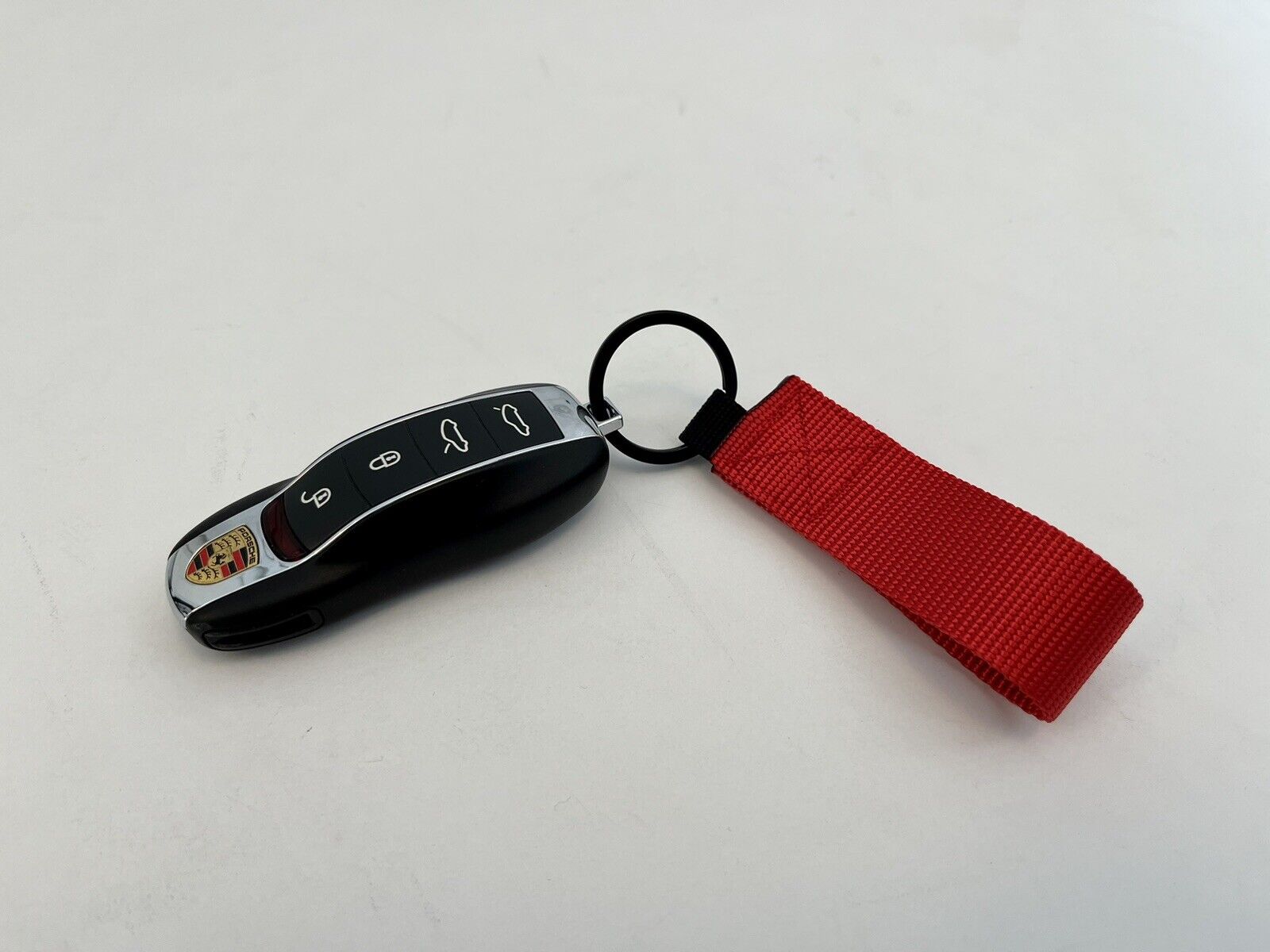 Porsche 911 GT3 RS MINI Door Pull RED Key Strap KeyChain 991 997 Cayman lanyard