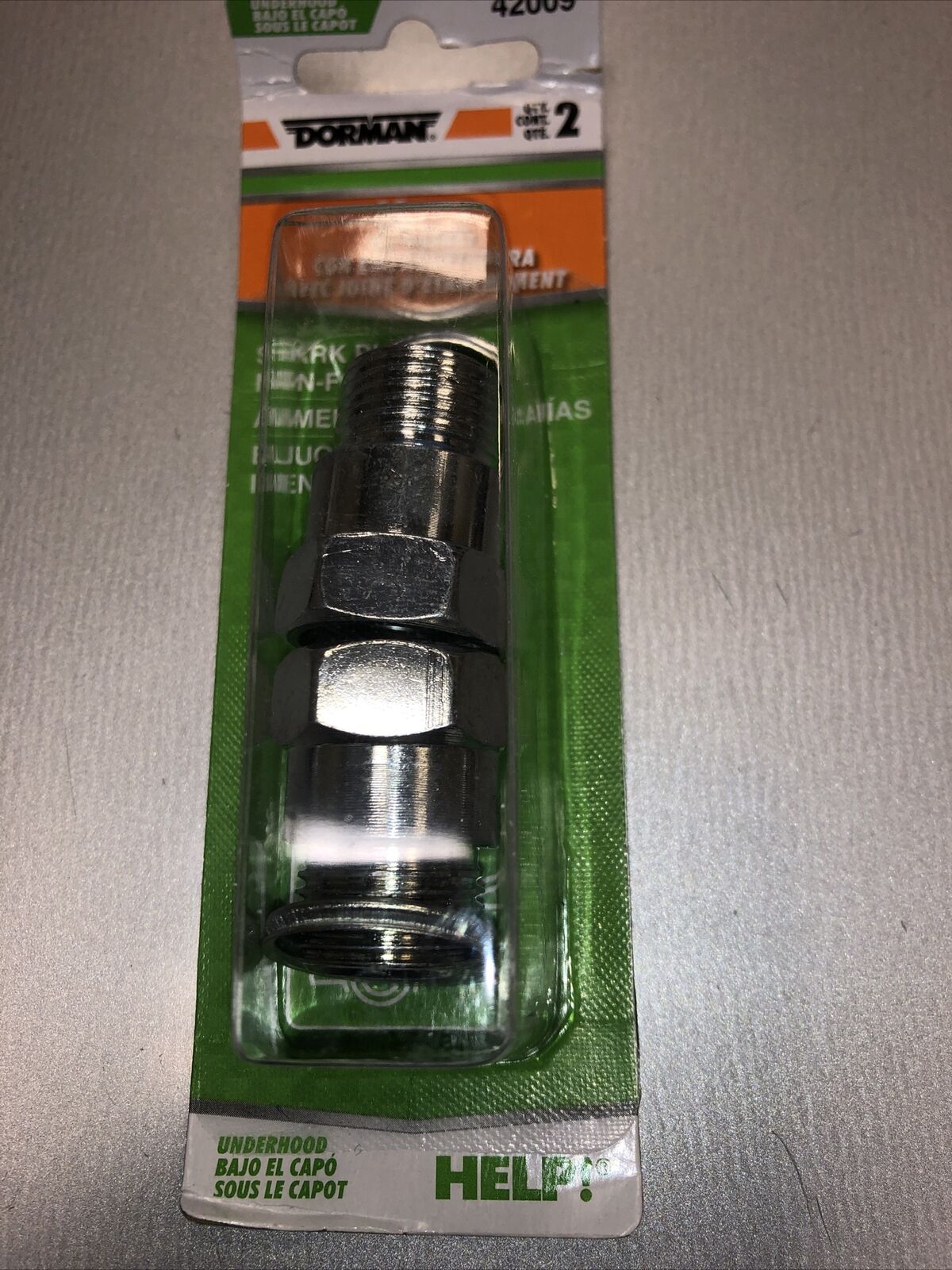 Spark Plug Non-Fouler Dorman 42009 New In Sealed Package   