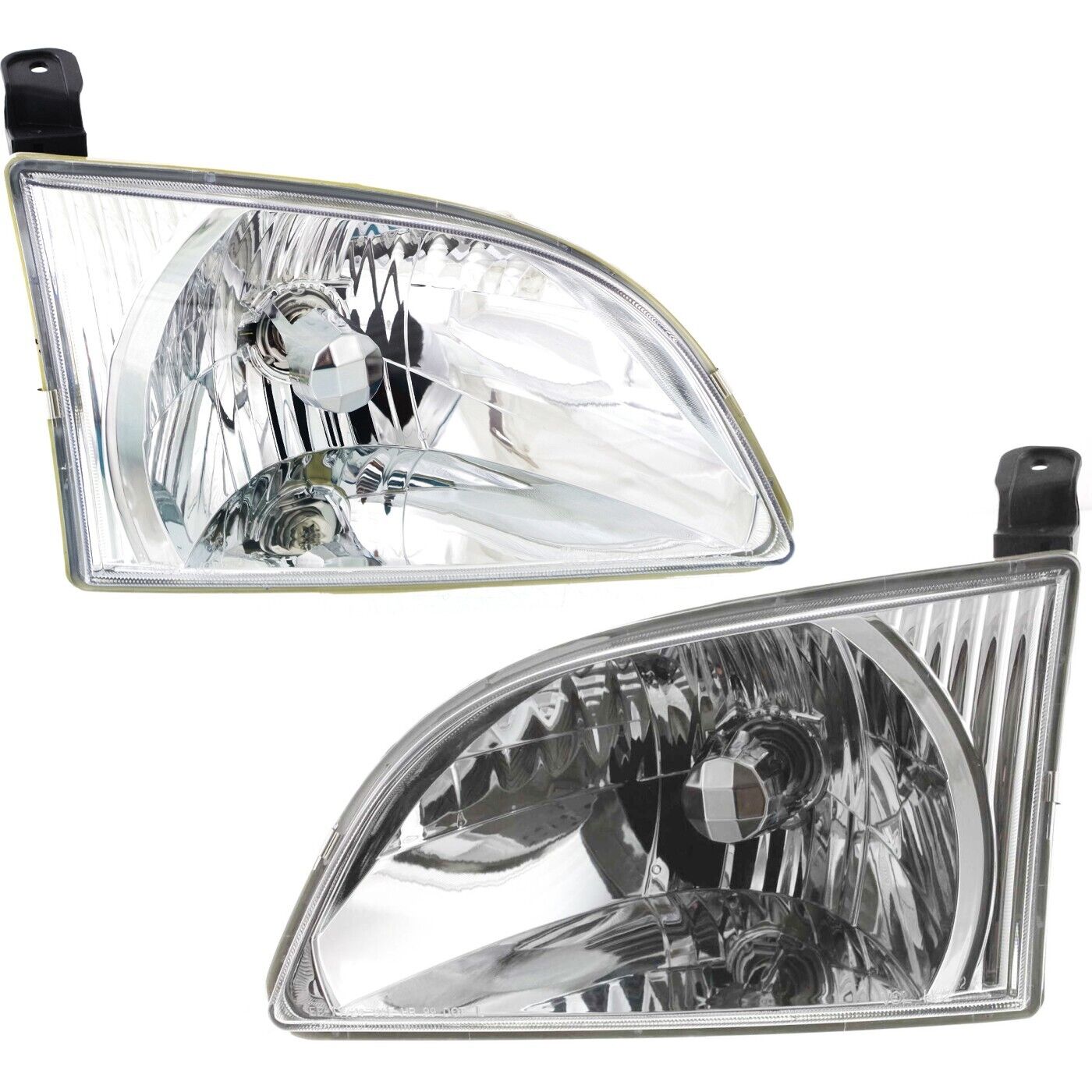 Headlights Headlamps Pair Set Left LH & Right RH for 01-03 Toyota Sienna