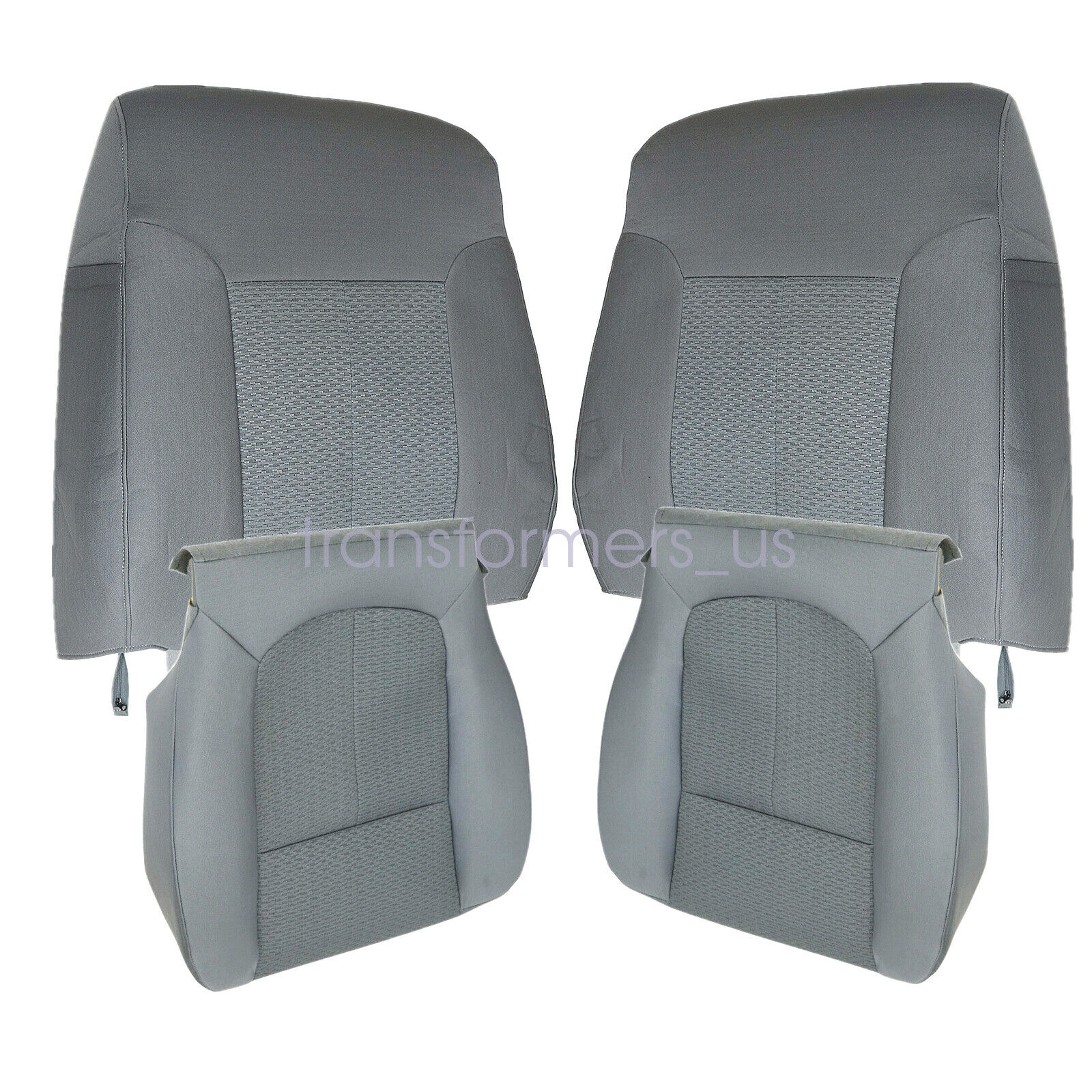 For 2009-2014 Ford F150 Driver Passenger Top & Bottom Seat Cover