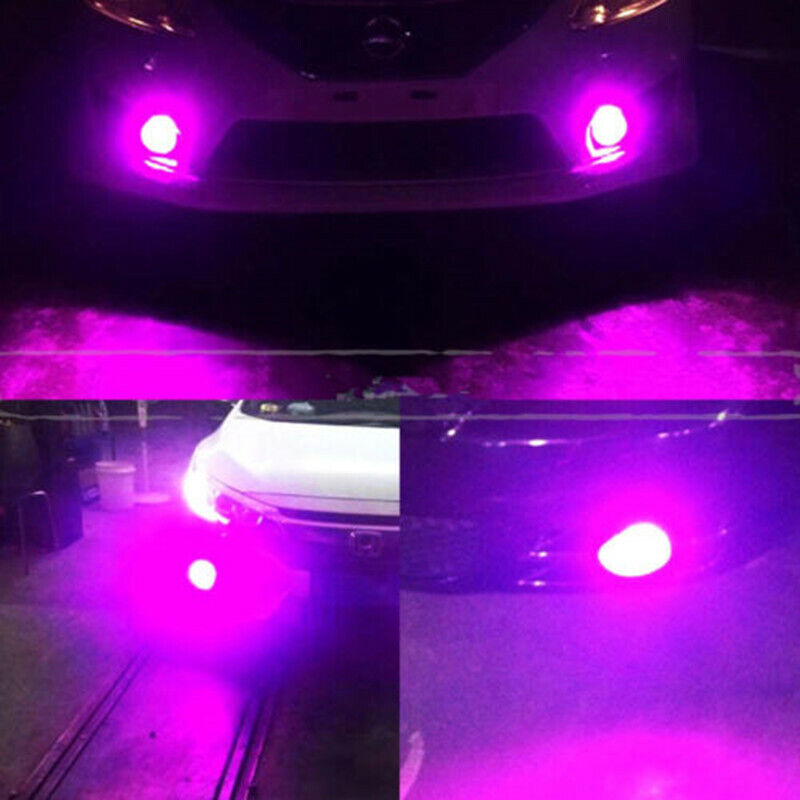 2X Pink Purple H11/H8 LED Fog Light Bulbs For 2006-2018 Honda Civic