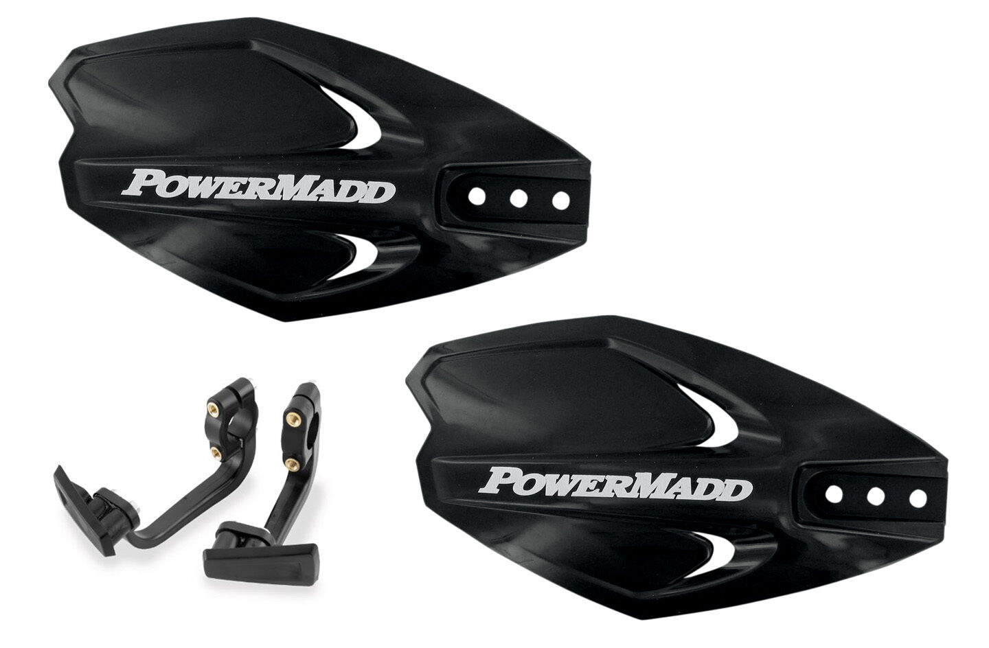 Powermadd Power X Series Handguards Guards Mount Kit BLACK All Sport ATV's