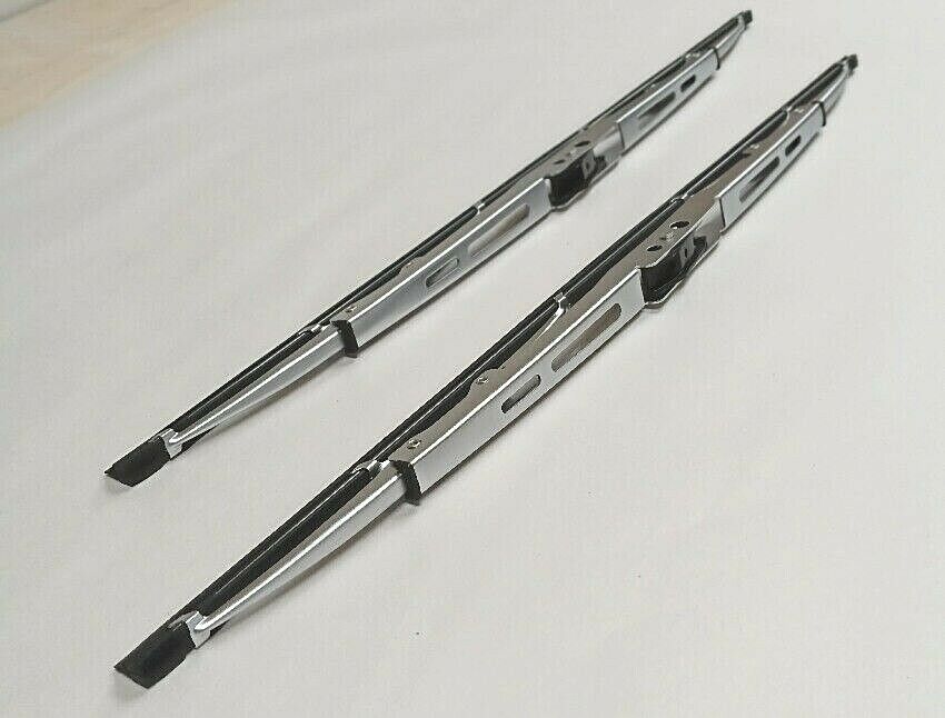 Wiper Blade Set for Mercedes R107 Stainless Satin New 1078200045 