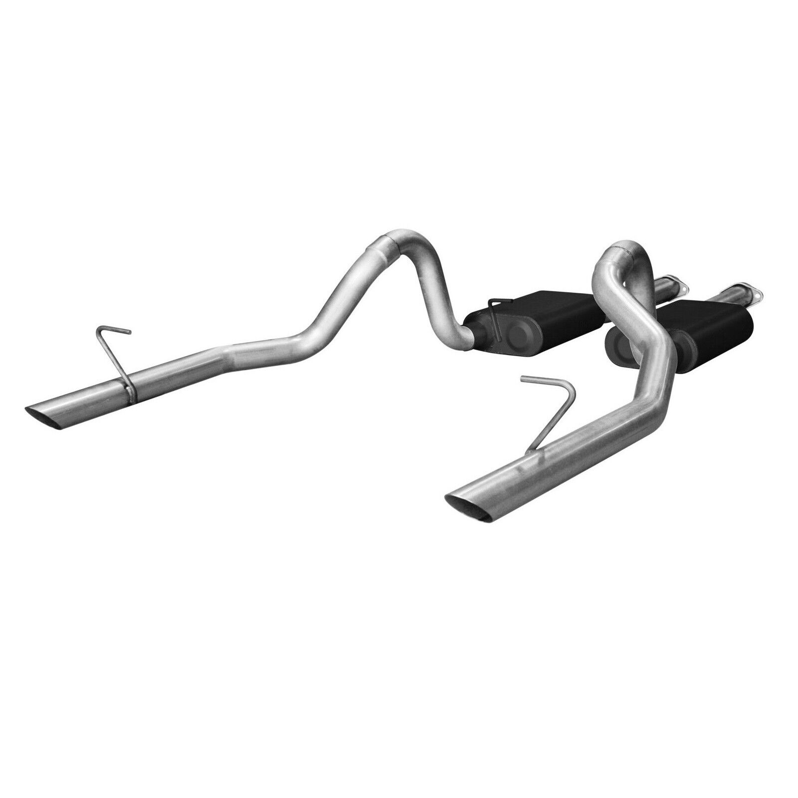 Flowmaster 17113 American Thunder Cat-Back Exhaust Kit for 86 to 93 Ford Mustang