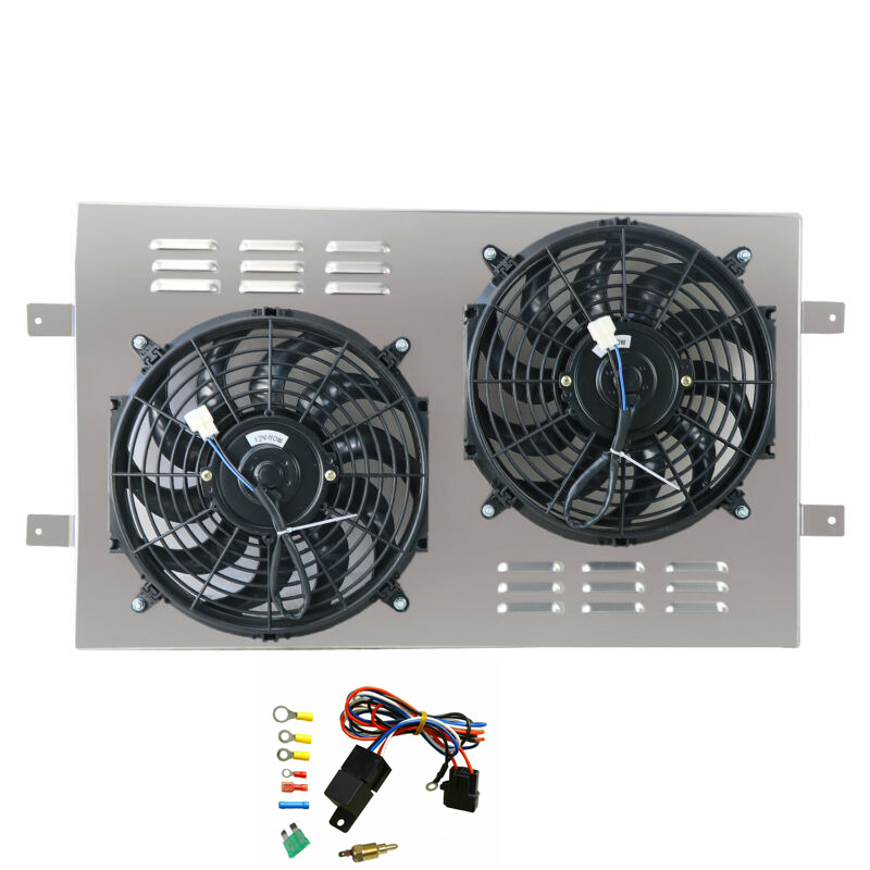 Electric Radiator Fan+Shroud For 88-99 CHEVY GMC TRUCK C/K 1500 2500 3500 USA-