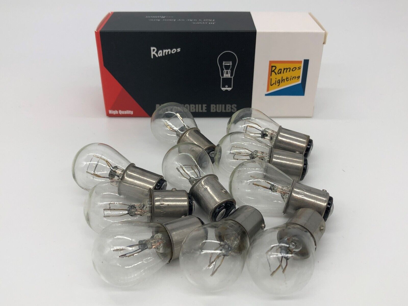 10 Pack 1157 Clear P21 Tail Signal Brake Light Bulb Lamp FAST USA Shipping