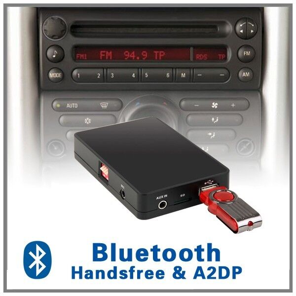 Car Stereo Bluetooth Handsfree A2DP adapter for Mini Cooper R50 R52 R53