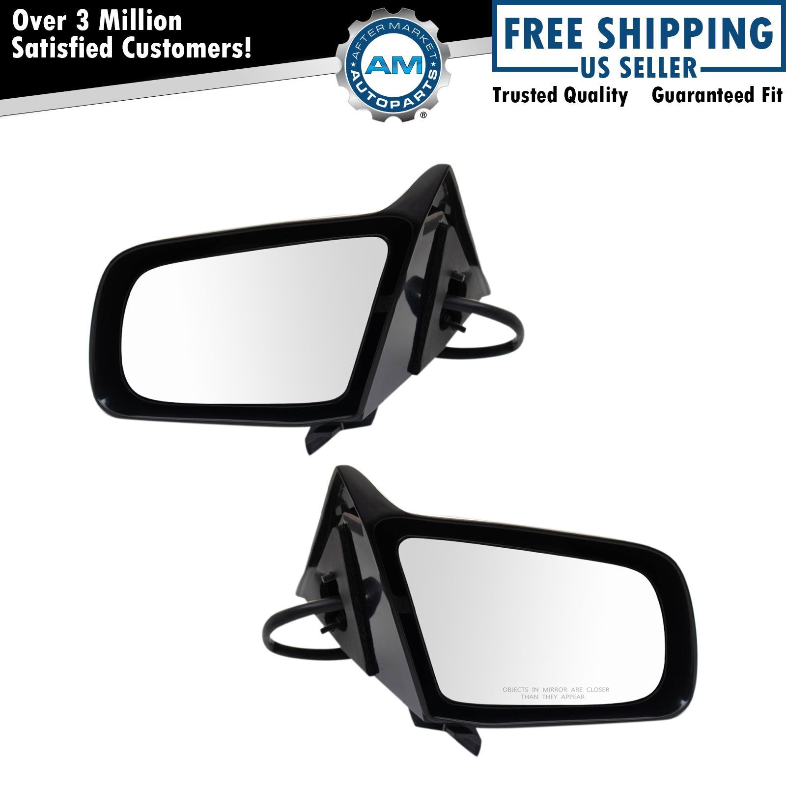 Mirror Set Fits 1987-1993 Ford Mustang