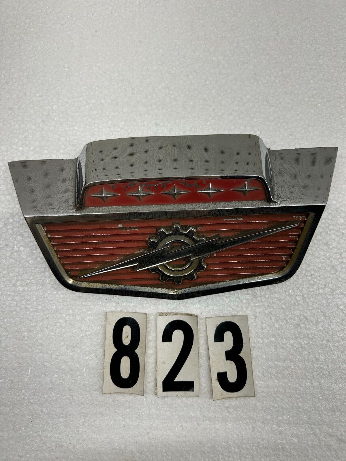 1961-1966 Ford Truck Lightning Bolt Hood Emblem