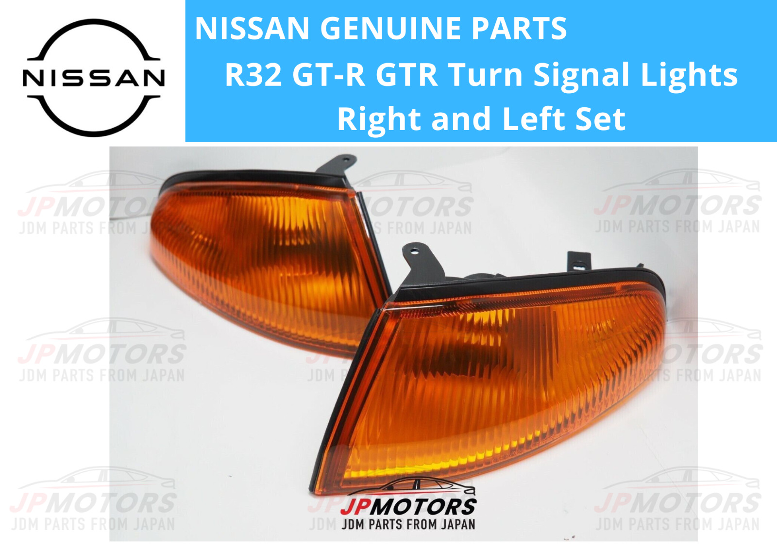 Nissan Genuine Skyline R32 GT-R GTR Turn Signal Lights Right and Left Set New