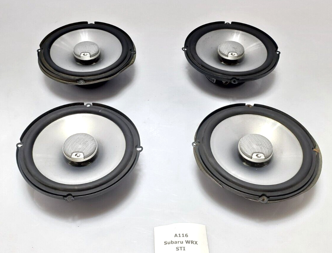 ✅ FOR 15-21 Subaru WRX STI Front Rear Door Speakers Infinity Reference SET