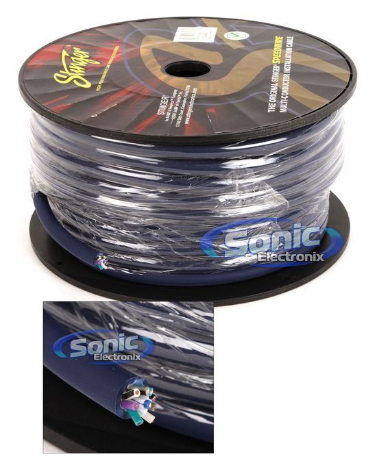 Stinger SGW991 100 ft. Roll of Car Stereo 9 Conductor 18 AWG Gauge Speaker Wire