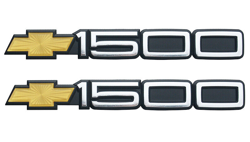 2Pc 88-98 Chevrolet Bowtie 1500 Door Emblem Nameplate Tahoe Blazer Suburban