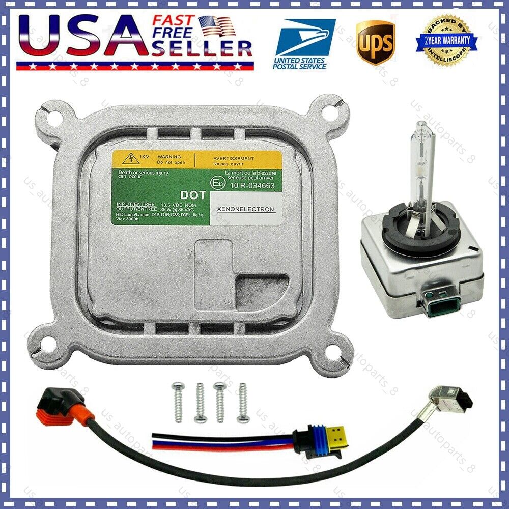 OEM For 10-19 Ford Mustang Xenon Ballast & D3S Bulb Kit Control Unit Computer