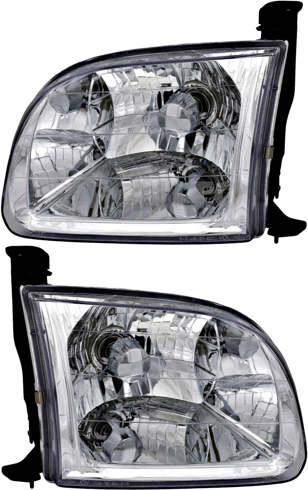 For 2000-2004 Toyota Tundra Headlight Halogen Set Driver and Passenger Side