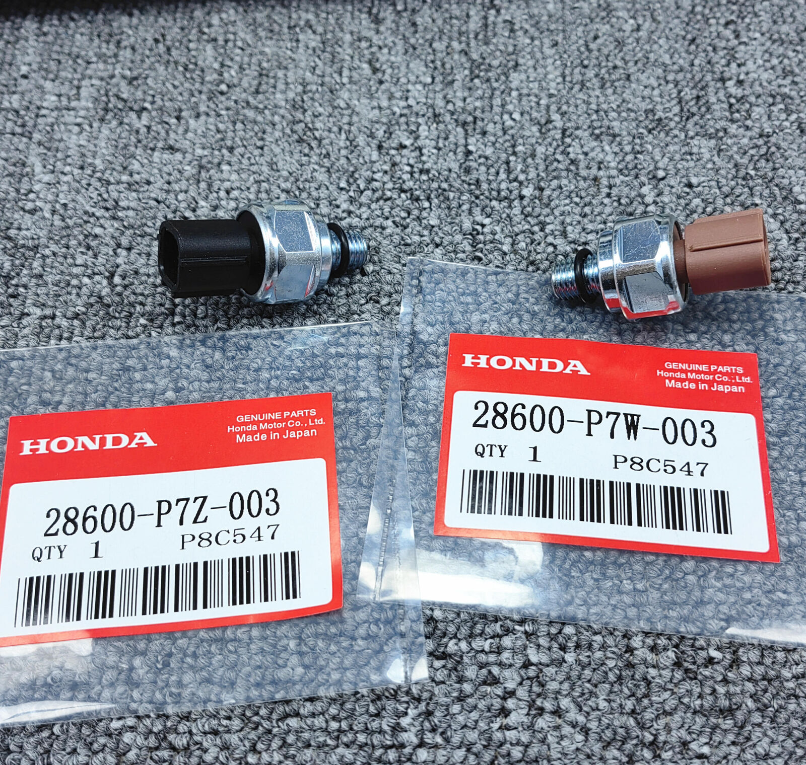 2 Pcs NEW Transmission Pressure Switches For Honda 28600-P7W-003 & 28600-P7Z-003