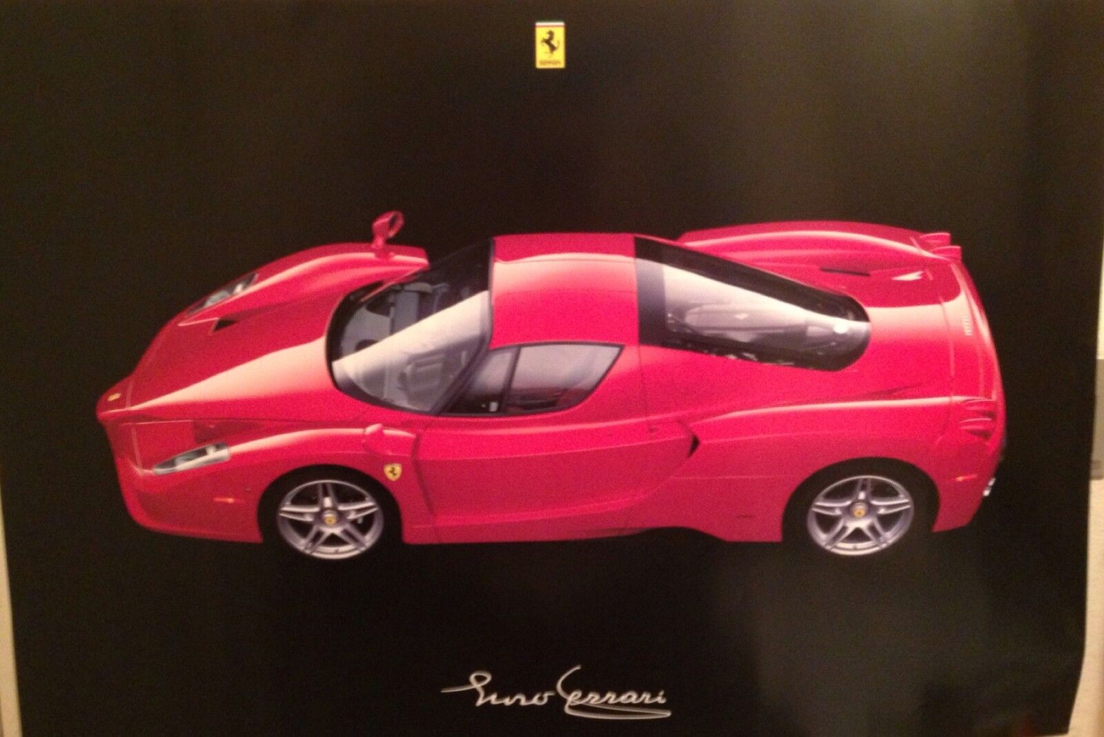 Ferrari (Enzo) Factory Car Poster Extremley Rare Out Of Print