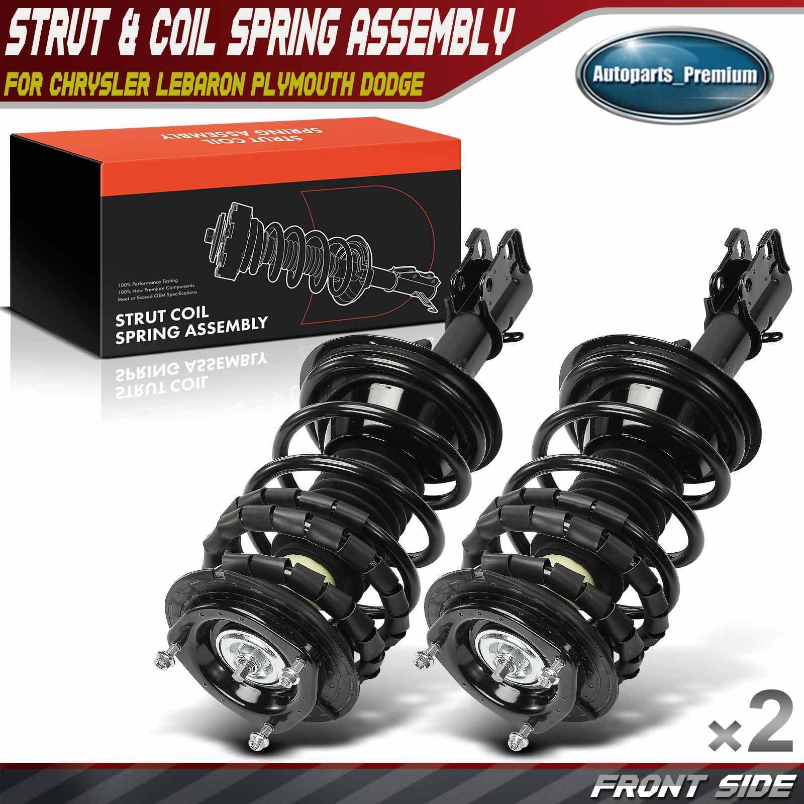Front Complete Strut & Coil Spring Assembly for Chrysler Lebaron Plymouth Dodge