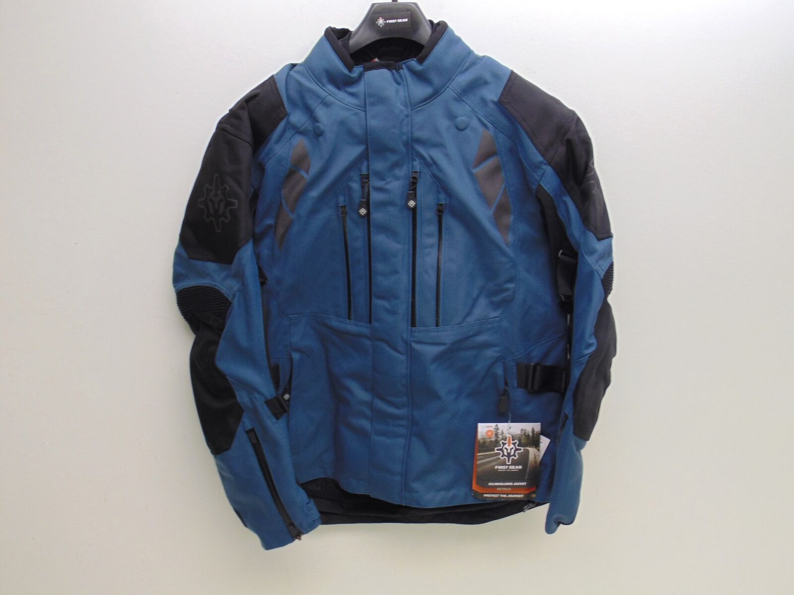 Firstgear Men\'s Kilimanjaro 2.0 Jacket Blue/Black Large
