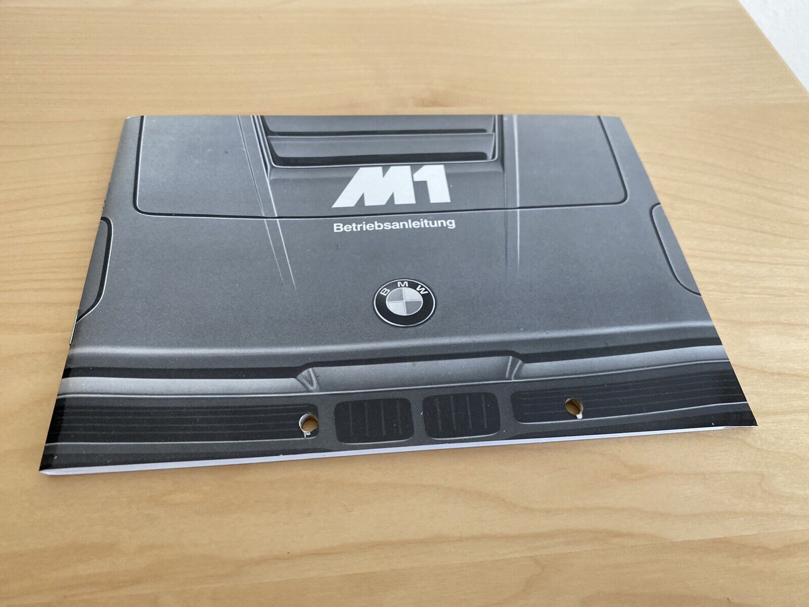 BMW M1 ORIGINAL OWNERS MANUAL